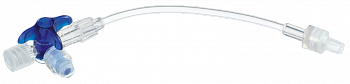 Кран 3-ходовой Дискофикс С с Сэйффлоу 360° синий линия 50 см купить в Владивостоке