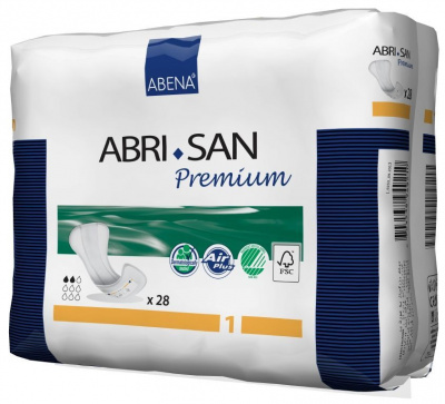 Урологические прокладки Abri-San Premium 1, 200 мл купить оптом в Владивостоке
